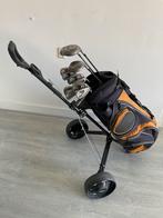 Complete Heren Golfset met tas en trolley, rechtshandig, Sport en Fitness, Golf, Ophalen, Zo goed als nieuw, Set