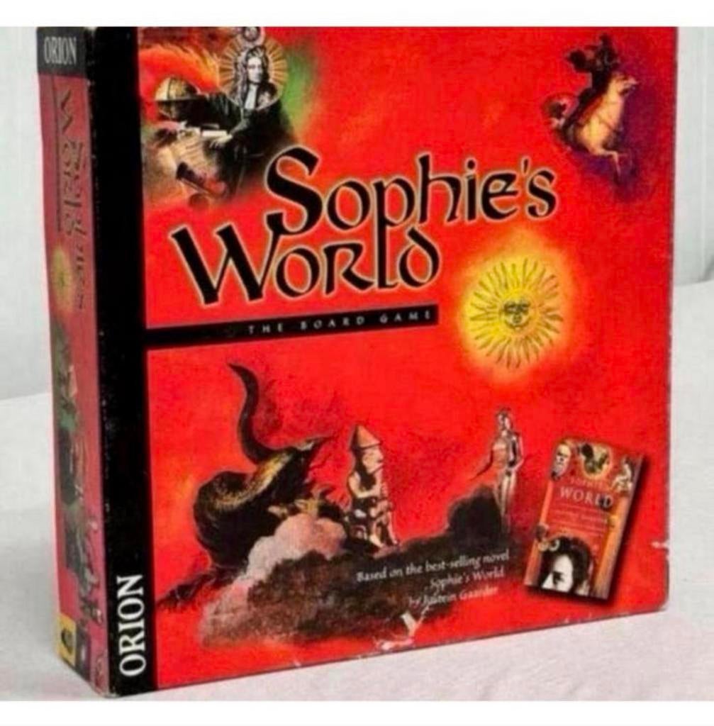 Sophie's World The Board Game 1998 bordspel compleet + doos, Hobby en Vrije tijd, Ophalen of Verzenden, Zo goed als nieuw, H, H