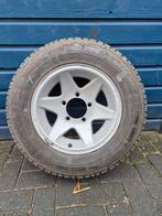 Aluminium velgen 5x139.7 15 inch 7J met banden, Ophalen, 15 inch, Banden en Velgen, All Season