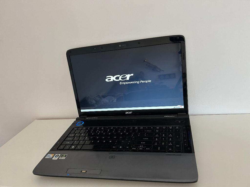 Acer Aspire 7738G; Quadcore Q9000, 8GB, 128GB SSD, Geforce, Computers en Software, Windows Laptops, 17 inch of meer, HDD, SSD