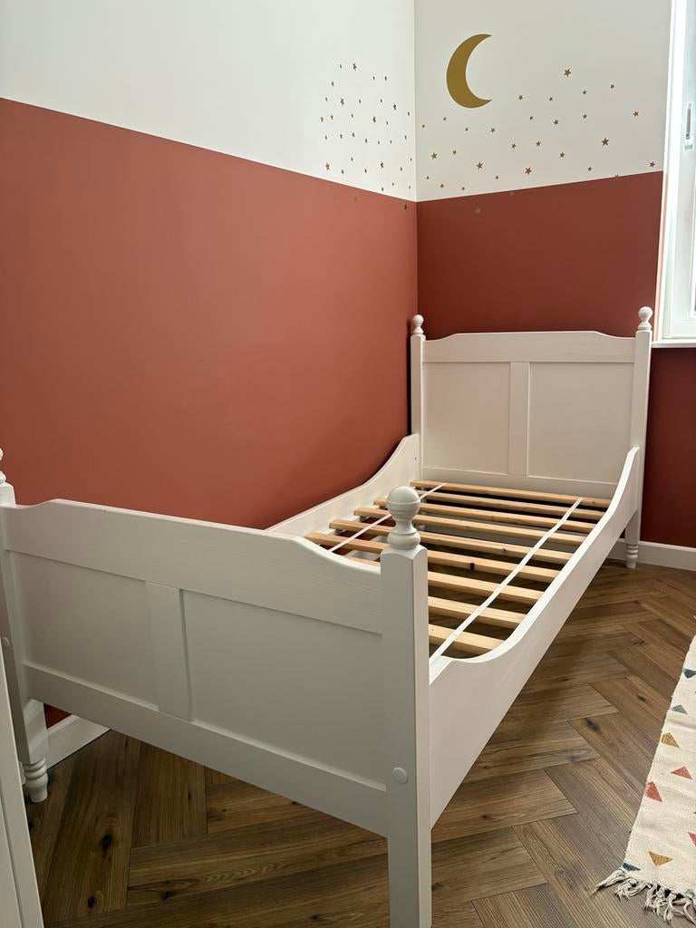 Complete Kinder slaapkamer, Huis en Inrichting, Slaapkamer | Bedden, Ophalen, Gebruikt, 90 cm, Eenpersoons