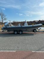 Brig Navigator 700 Honda 250pk + trailer, Watersport en Boten, Rubberboten, Zo goed als nieuw, Benzine, 200 pk of meer, Overige materialen