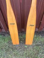 Houten roeiriemen, blank gelakt, Ophalen of Verzenden, Gebruikt