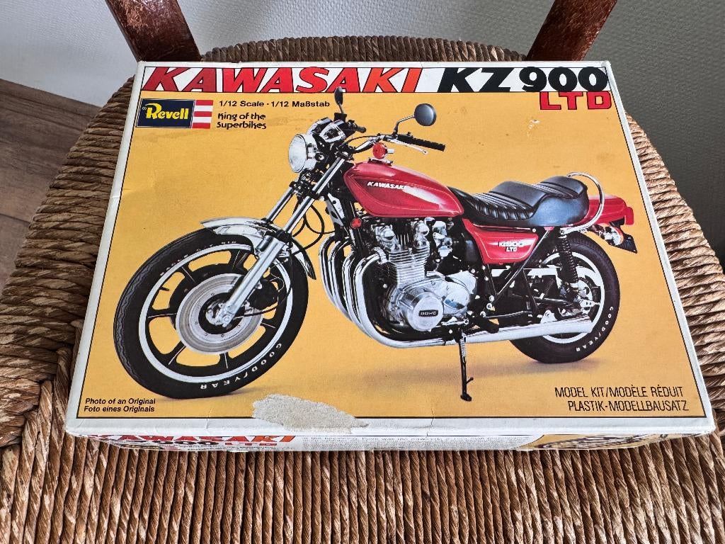 Kawasaki Motor KZ900 Revell 1977 modelbouw, Gebruikt, Ophalen, Overige merken, Groter dan 1:32