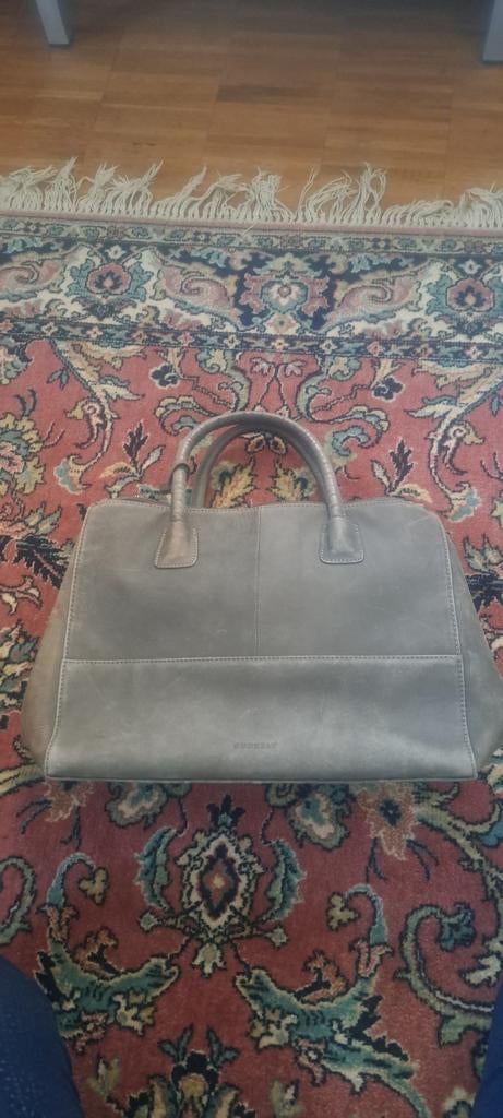 Burkely tas, bruin suède, Ophalen of Verzenden, Bruin, Handtas