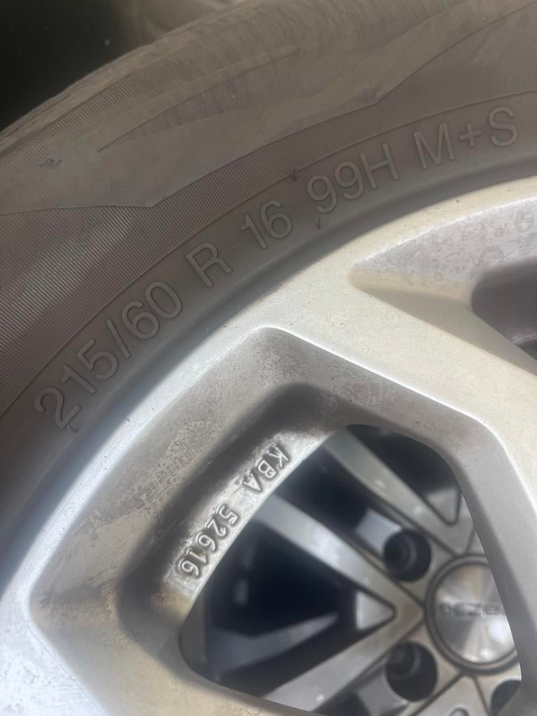 Prima velgen met nog bruikbare winterbanden, Auto-onderdelen, Ophalen, Winterbanden, Banden en Velgen