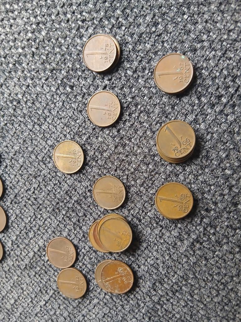 Verzameling Nederlandse centen en stuivers, Ophalen of Verzenden, Koningin Juliana, 1 cent, Setje