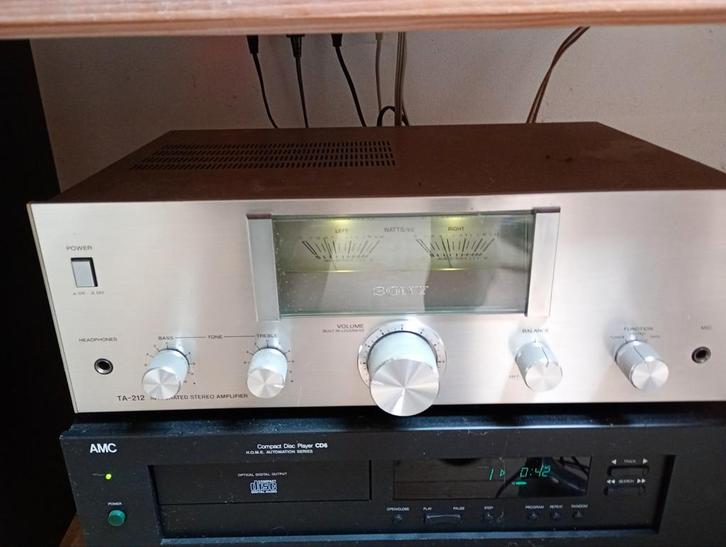 Sony TA-212 Geïntegreerde Stereo Versterker, Audio, Tv en Foto, Versterkers en Receivers, Gebruikt, Stereo, Minder dan 60 watt