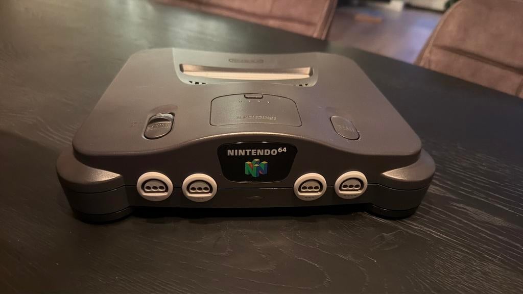N64 met spellen, Ophalen of Verzenden, Gebruikt, Met 1 controller, Met games