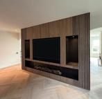 ACTIE Vanaf €850  japandi,Cinewall&mediawall. New collection, Ophalen of Verzenden, Nieuw, Inbouwhaard, Houthaard