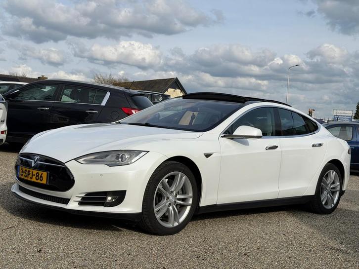 Tesla Model S 85 Base 1e Eig Nieuwe AccuPakket Free SuperCha, Auto's, Tesla, Bedrijf, Te koop, Model S, ABS, Achteruitrijcamera