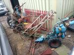 Diverse oude tweewielige tractoren en werktuigen, Tuin en Terras, Grasmaaiers, Ophalen
