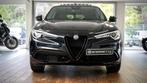 Alfa Romeo Stelvio 2.0 T AWD Veloce | Panoramadak || 20 Inch, Auto's, Alfa Romeo, 12 maanden, 4 cilinders, Zwart, Leder