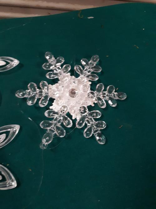 78/a kersthangers, kunststof doorzichtig, Diversen, Kerst, Ophalen of Verzenden, 'T Olde Gre-j, Info@toldegrej.nl, Endepoelstraat 20f Didam