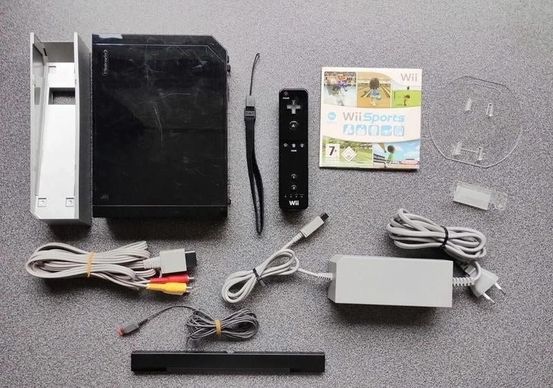 Nintendo Wii + Wii Sports, Verzenden, Zo goed als nieuw, Met 1 controller, Met games