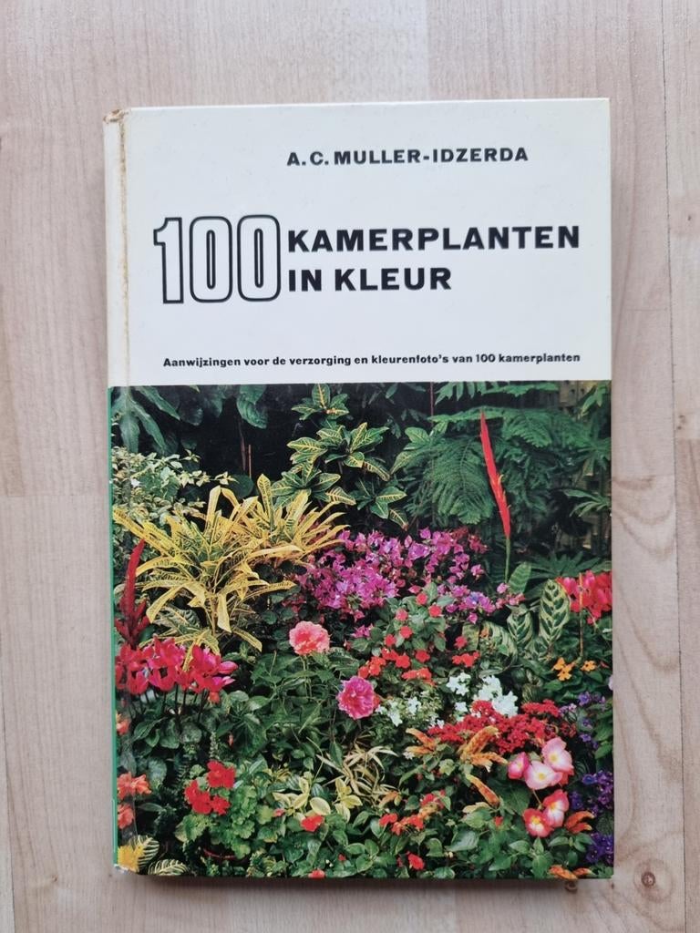100 kamerplanten in kleur - A.V. Muller- Idzerda, Boeken, Ophalen of Verzenden, Gelezen, Interieur en Design