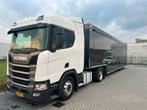 Scania R450 met oplegger verkoopwagen voor diverse branches, Ophalen