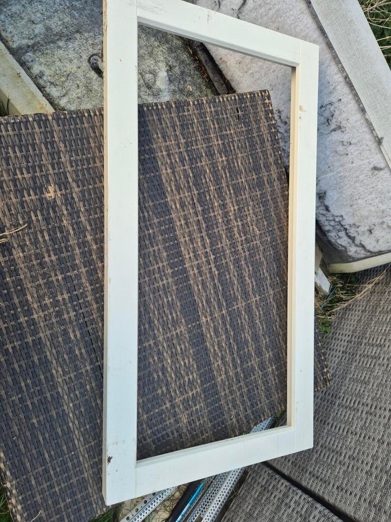 Ongebruikt hardhouten kozijn 125x65x6 cm, Doe-het-zelf en Verbouw, Kozijnen en Schuifpuien, Minder dan 75 cm, Raamkozijn, Nieuw