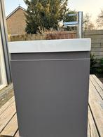 Detremmerie Fontein kastje met kraan en wasbak, Huis en Inrichting, Badkamer | Badkamermeubels, Ophalen, Minder dan 50 cm, Gebruikt