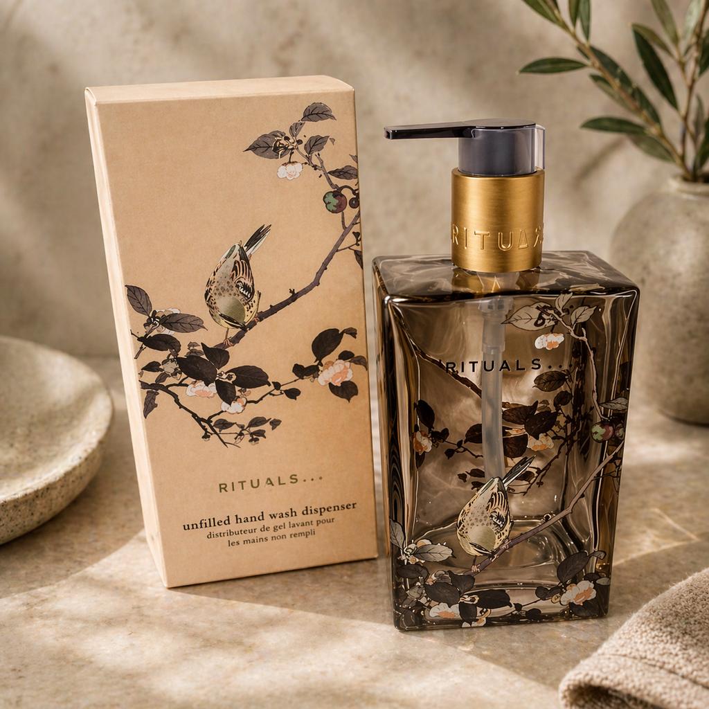 Rituals Handzeep Houder - Navulbare Dispenser, Huis en Inrichting, Verzenden, Nieuw, Beige, Overige typen