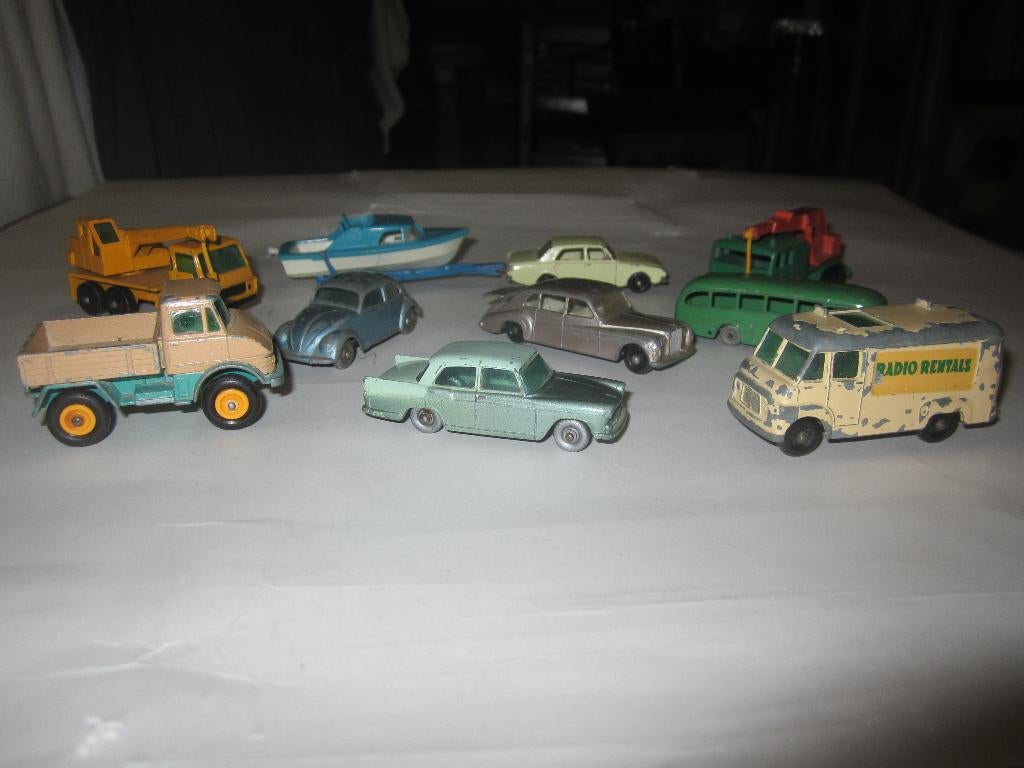 matchbox regular 75 10 stuks, Ophalen of Verzenden, Gebruikt, Auto