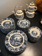 Delfts blauw servies set, Gebruikt, Keramiek, Ophalen of Verzenden, Overige stijlen