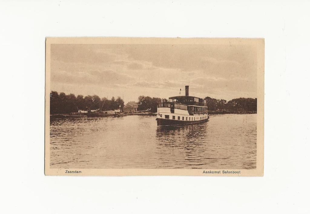 Zaandam - Aankomst Salonboot, Ophalen, 1940 tot 1960, Ongelopen, Noord-Holland