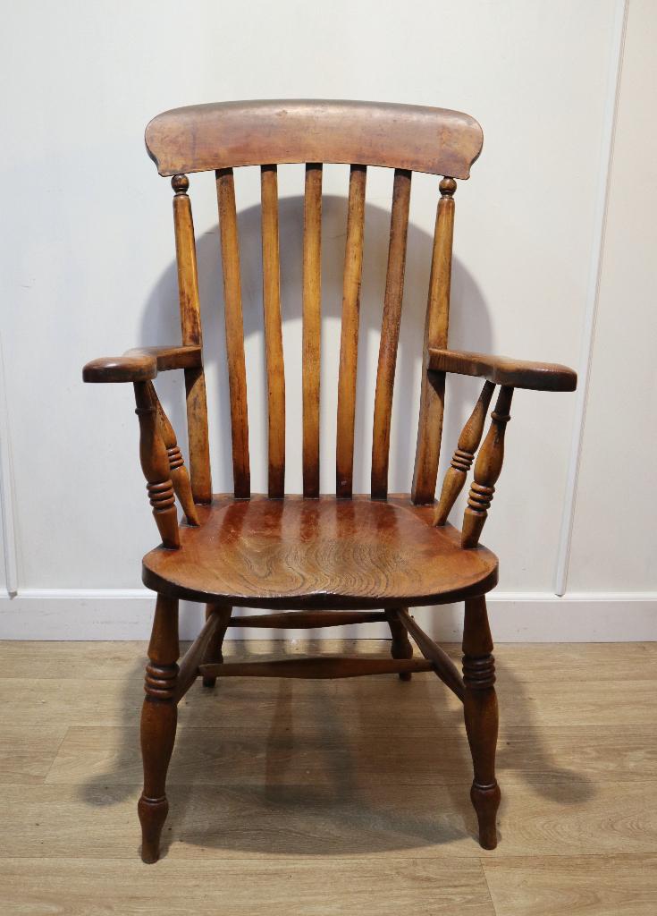 Antieke Engelse Windsor armstoel, Ophalen of Verzenden