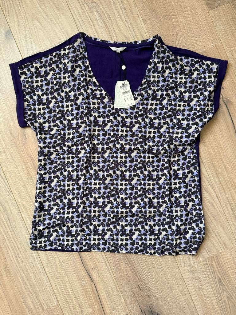Sandwich shirt paars maat 42 nieuw met kaartje, Paars, Maat 42/44 (L), Nieuw, Ophalen of Verzenden