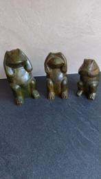 Horen, zien en zwijgen kikkers, Antiek en Kunst, Ophalen