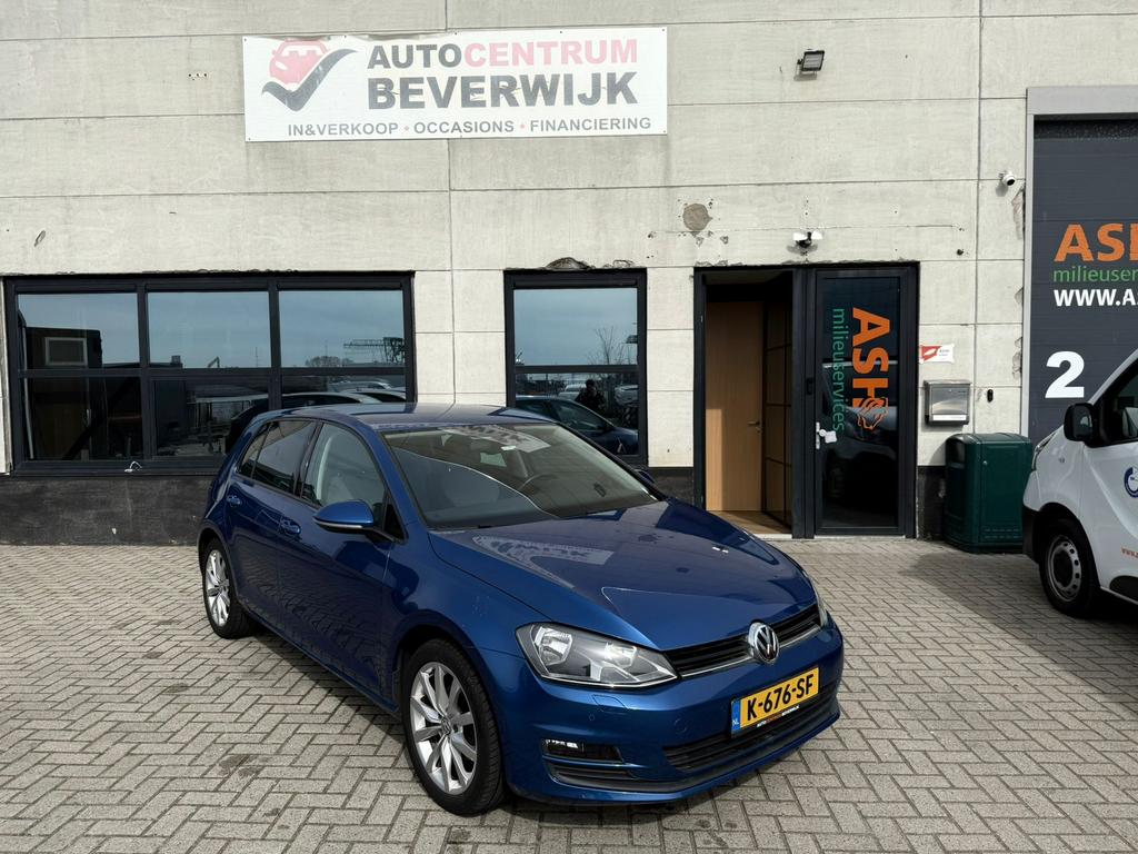 Volkswagen Golf 7 Business Edition 1.2 TSI 110pk 2015 Blauw, Auto's, Volkswagen, Voorwielaandrijving, 4 cilinders, Blauw, 49 €/maand