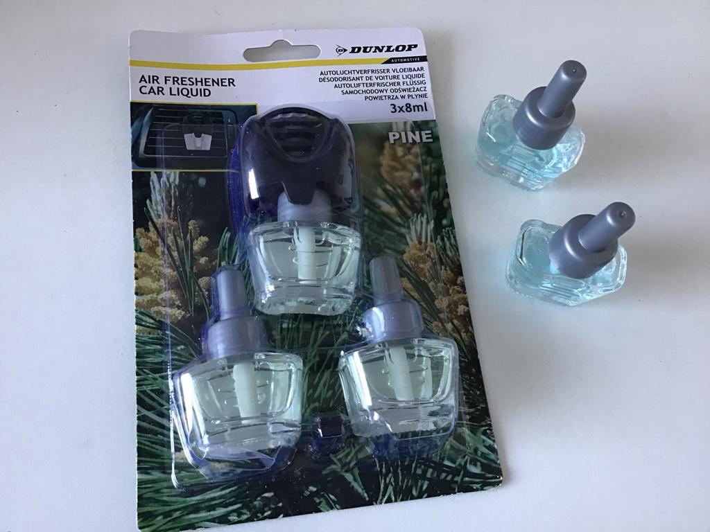 Dunlop Autoluchtverfrisser Vloeibaar - PINE 3x8ml,2 extra, Ophalen of Verzenden, Nieuw