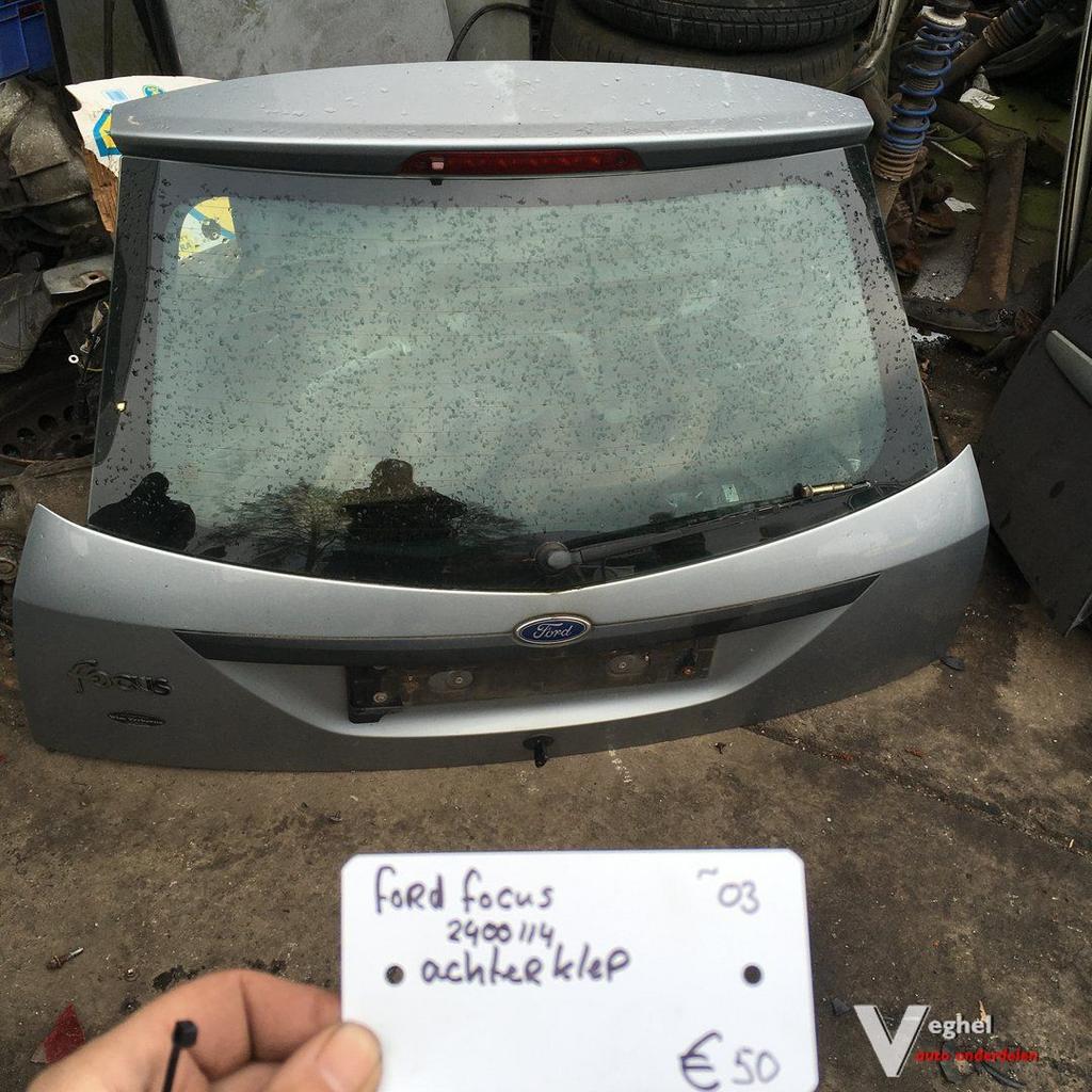 Ford Focus 2003  Wagennr 2400114 Achterklep, Ophalen, Gebruikt, -, Achter