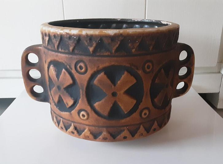 Vintage bloempot West - Germany   Gebrüder Spang, Antiek en Kunst, Antiek | Woonaccessoires, Ophalen of Verzenden