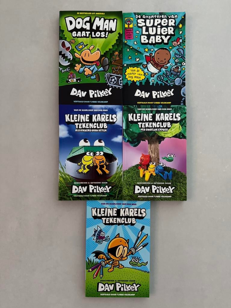 Dog Man - Kleine Karels Tekenclub En Super Luier Baby Boeken, Boeken, Ophalen, Nieuw, Fictie algemeen