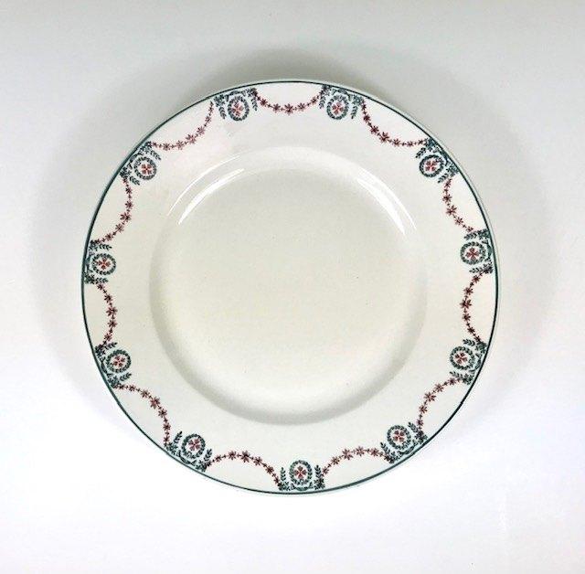 Longwy France groot serveerbord presenteer bord 1934