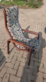 Yngve ekstrom vintage fauteuil, Ophalen, Gebruikt, 75 tot 100 cm, 50 tot 75 cm