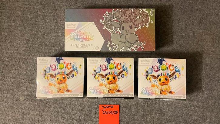 Prismatic Evolutions Elite Trainer Box & SPC, Hobby en Vrije tijd, Verzamelkaartspellen | Pokémon, Nieuw, Ophalen of Verzenden
