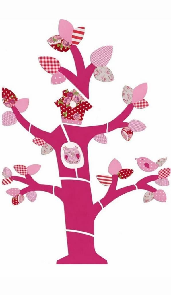 Decoratie boom mdf kinderkamer, Ophalen, Zo goed als nieuw, Wanddecoratie