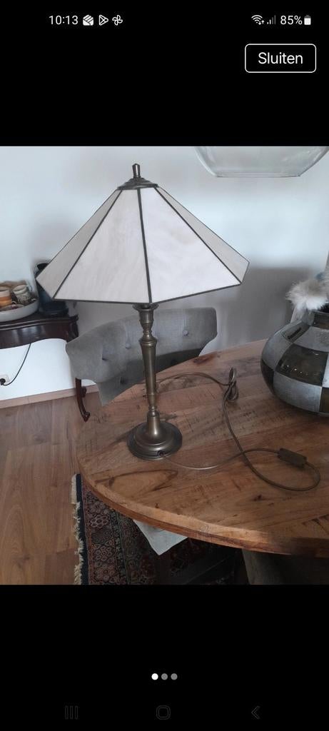 Tiffany tafellamp, Ophalen of Verzenden, Zo goed als nieuw, Minder dan 50 cm