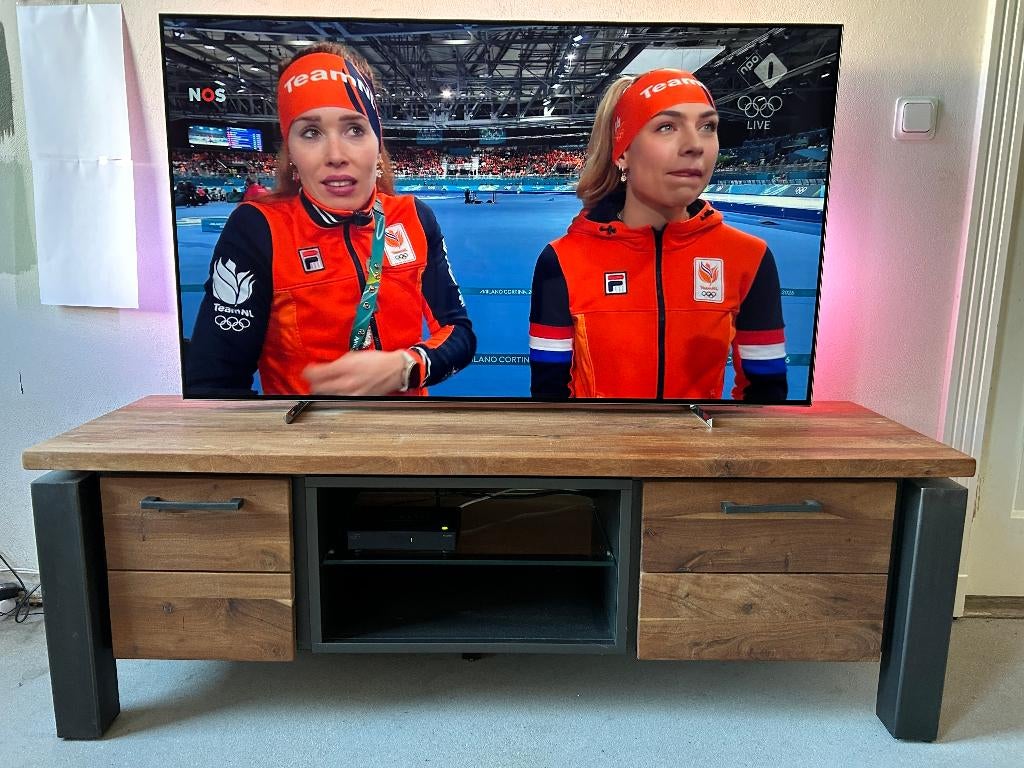 INHOUSE Charly tv-dressoir, Ophalen, 100 tot 150 cm, Zo goed als nieuw, Minder dan 100 cm