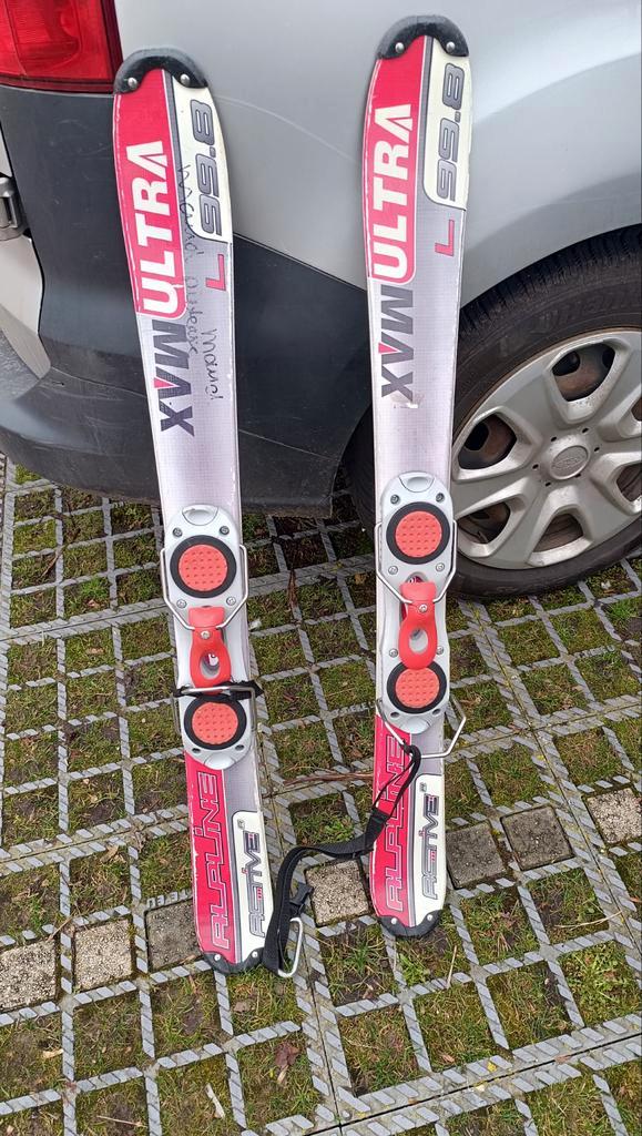 Fun ski's / shorties / snowblades / bigfoots, Sport en Fitness, Skiën en Langlaufen, Gebruikt, Ski's, Skiën, Overige merken, Carve