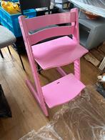 Roze Tripp Trapp meegroeistoel, Kinderen en Baby's, Kinderstoelen, Ophalen, Gebruikt, Meegroeistoel