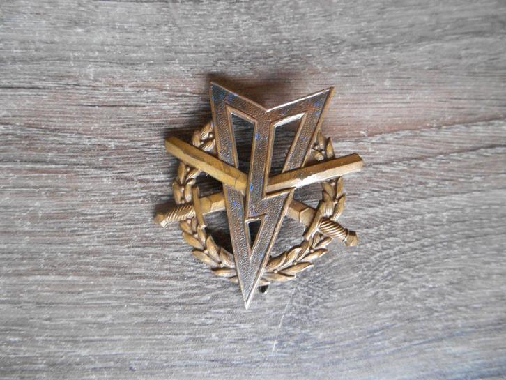 MLV speld, Verzamelen, Militaria | Algemeen, Landmacht, Lintje, Medaille of Wings, Nederland, Ophalen of Verzenden