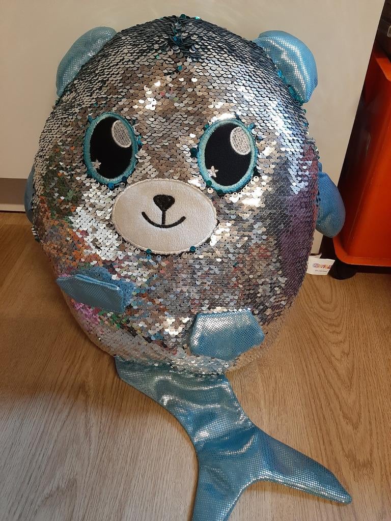 Glitterpalz zeemeermin beer knuffel, Kinderen en Baby's, Speelgoed | Knuffels en Pluche, Ophalen of Verzenden