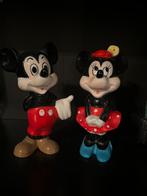 Vintage Mickey & Minnie Mouse Beeldjes - Disney Japan, Ophalen of Verzenden, Mickey Mouse, Beeldje of Figuurtje