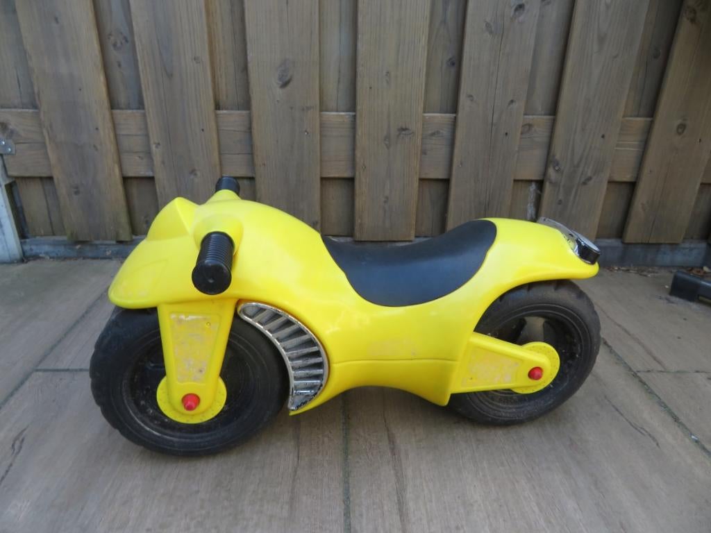 Motor loopfiets, geel/zwart, zadelhoogte 19 cm, Ophalen, Gebruikt, Loopfiets