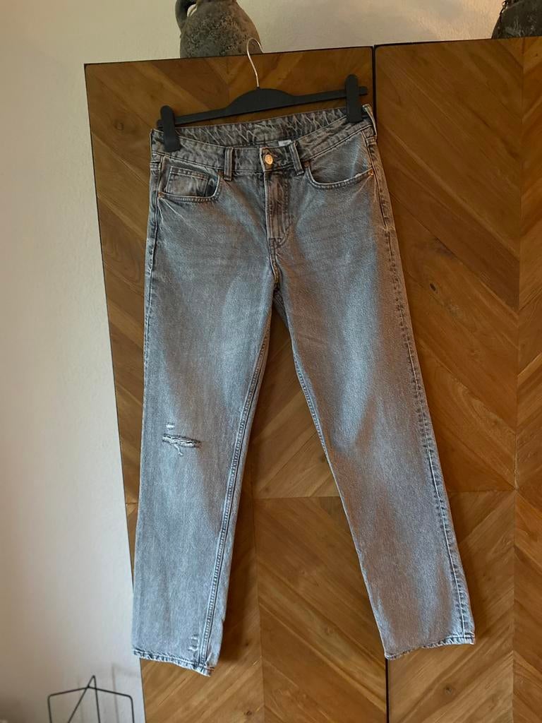 Grijze Jeans van &Denim , Maat 38, Kleding | Dames, Spijkerbroeken en Jeans, Ophalen of Verzenden, W30 - W32 (confectie 38/40)