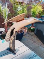 Aziatische handgesneden vogel gemaakt van waterbuffel hoorn, Ophalen of Verzenden