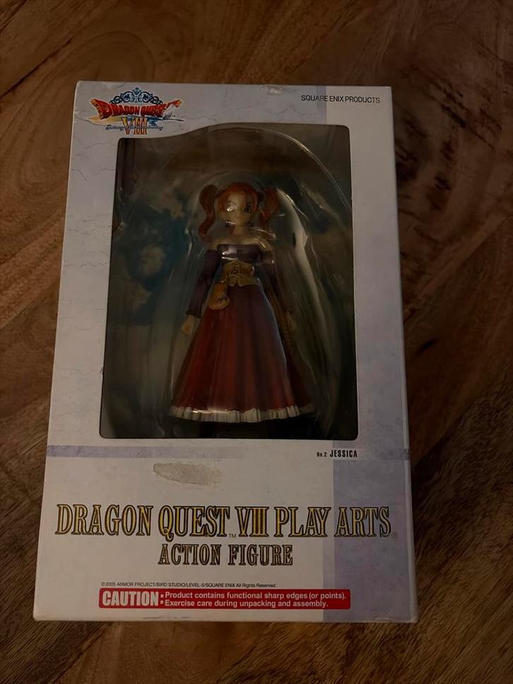 Dragon Quest VIII Play Arts Action Figure Jessica, Kinderen en Baby's, Speelgoed | Actiefiguren, Nieuw, Ophalen